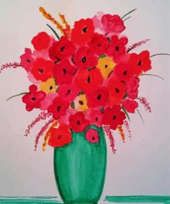 Flowers Vase paint by numbers