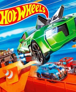 Hot Wheels paint by numbers