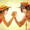Luffy Ace paint by numbers