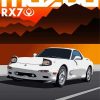 Mazda RX7 Poster paint by numbers