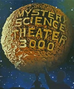 Mystery Science Theater paint by number