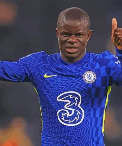 Footballer N'golo Kante paint by numbers