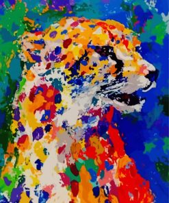 Portrait Of A Cheetah paint by numbers