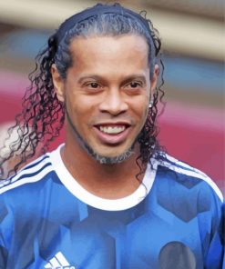 Ronaldinho Footballer paint by numbers