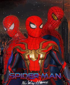 Spider Man No Way Home Marvel Movie paint by number