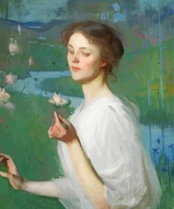 Spring Frank Weston Benson paint by numbers