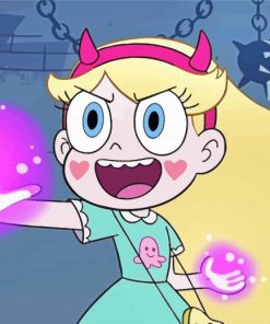 Star Vs The Forces Of Evil paint by numbers