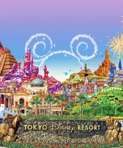 Tokyo Disney Resort Paint By Numbers
