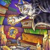 Wizard Cat paint by numbers
