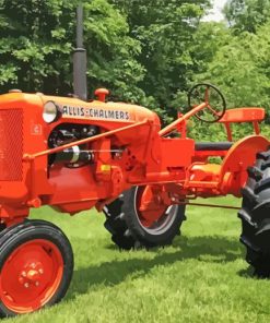 Allis Chalmers Engines paint by numbers