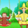 Curious George Mr Renkins paint by numbers