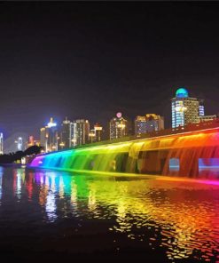 Aesthetic Nanning City Paint By Numbers