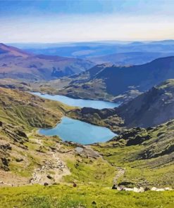 Snowdonia National Park paint by numbers