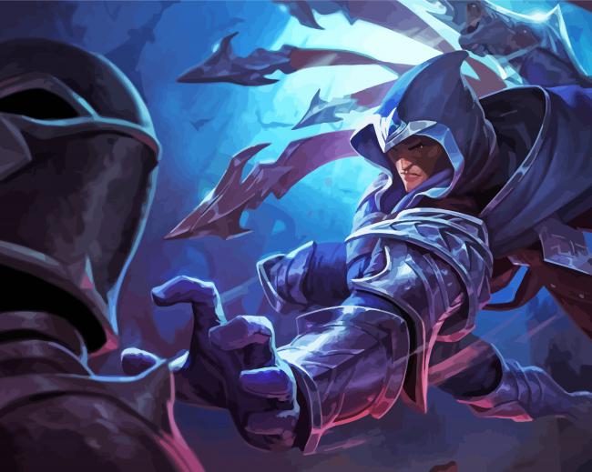 Aesthetic Talon League Of Legends paint by numbers