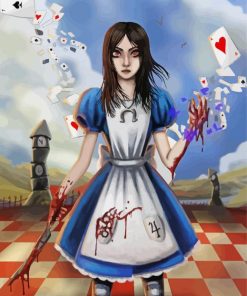 Alice Madness Returns paint by numbers