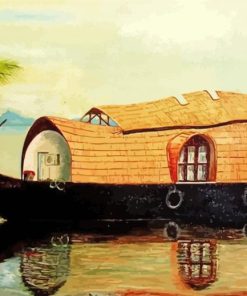 Aesthetic Boat House paint by numbers