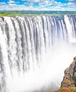 Victoria Falls Zambia paint by numbers