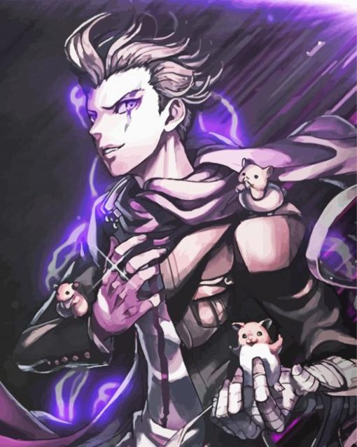 Anime Character Gundham Tanaka paint by number
