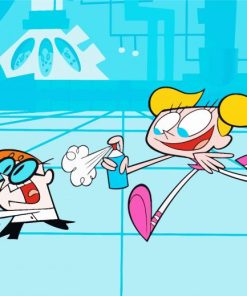 Dexters Laboratory Characters paint by number