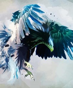 Eagle Artwork Abstract paint by number