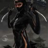 Female Ninja Kunoichi paint by numbers