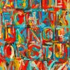 Jasper Johns Art paint by numbers