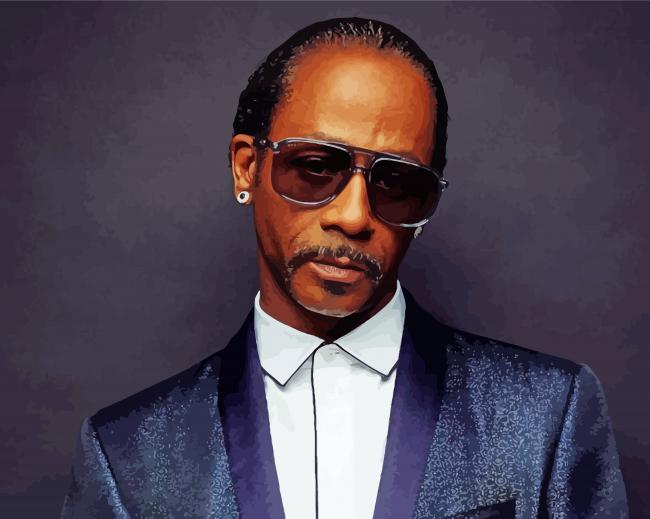 Katt Williams With Glasses paint by numbers