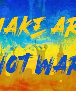 Make Art Not War paint by numbers