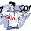 Son Tottenham paint by numbers