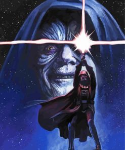 Star Wars Palpatine Art paint by number