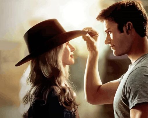 The Longest Ride Poster paint by number
