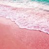Waves In Pink Sand Beach paint by numbers