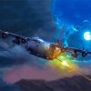Ac 130 Aircraft Paint By Numbers