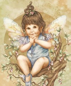 Aesthetic Baby Fairies Art Paint By Numbers