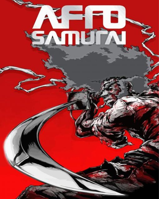 Afro Samurai Manga Serie Paint By Numbers