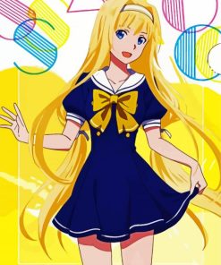 Alice Zuberg Anime Girl Paint By Number