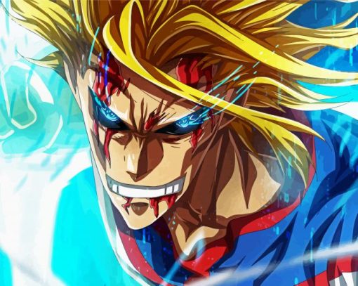 All Might Anime Paint By Number