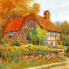 Autumn Stone Cottage Paint By Numbers