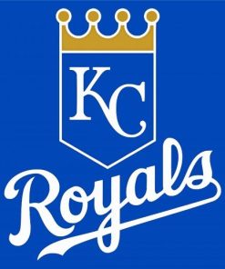 Baseball Royals Logo Paint By Numbers