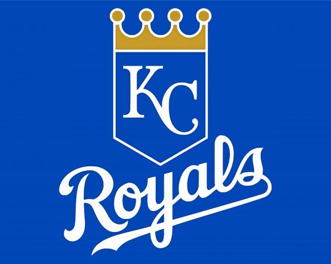 Baseball Royals Logo Paint By Numbers