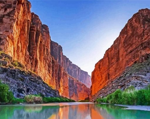 Big Bend State Park Paint By Number