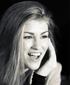 Black And White Amy Willerton Paint By Number