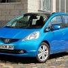 Blue Honda Jazz Paint By Numbers
