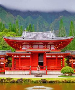 Byodo In Hawaii Paint By Number