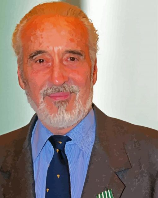 Christopher Lee Actor Paint By Number
