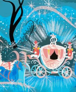 Cinderella Coach Mary Blair Paint By Numbers