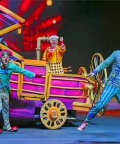 Circus Clowns Paint By Numbers
