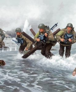 D Day World War 2 Paint By Numbers