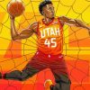 Donovan Mitchell Spider Art Paint By Number