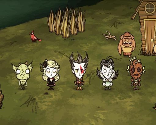 Dont Starve Together Characters Paint By Numbers